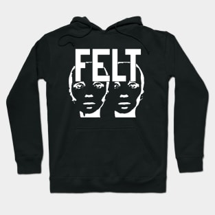 Felt band t shirt Hoodie